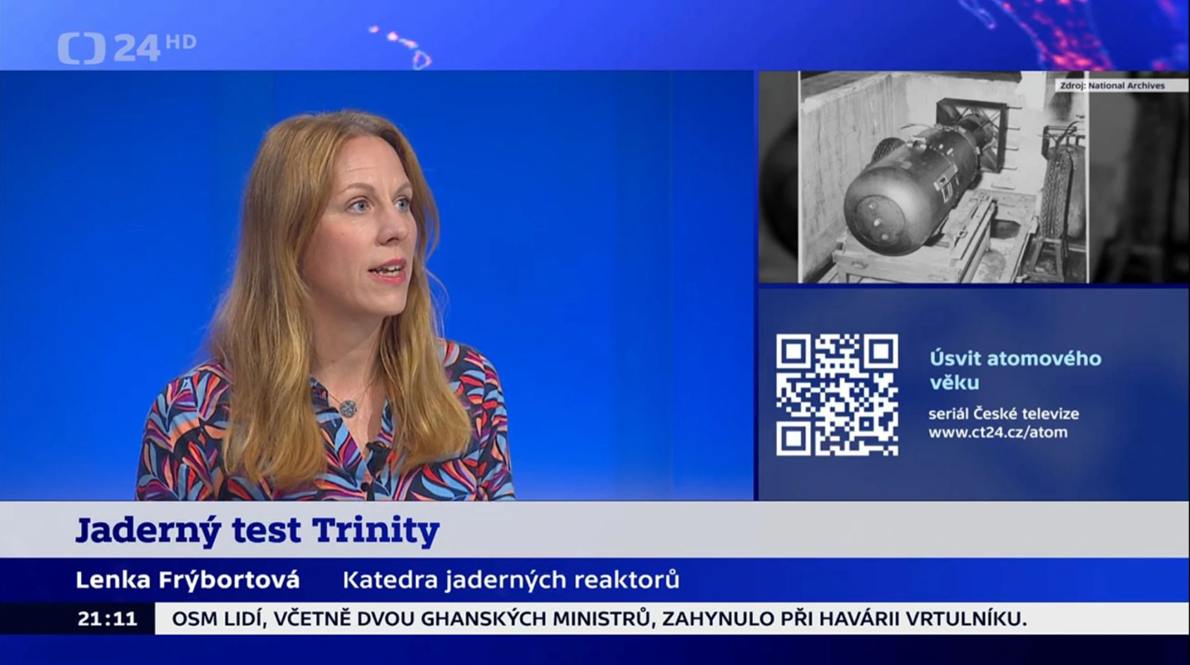 Lenka Frýbortová ČT24